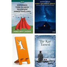 Elma Yayınevi Süpermen Türk Olsaydı Pelerinini Annesi Bağlardı - Ahmet Şerif Izgören + Kuzey Işıklarının Şarkısı + Telefon Tutucu + Bir Kar Tanesi