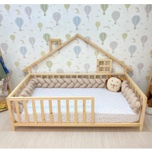 Markaawm Ahşap Karyola Montessori Çocuk Yatak Yeliz 100X200