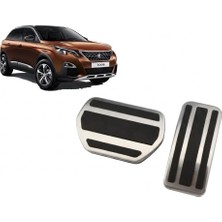 MidasTech Peugeot 3008 Uyumlu Orjinal Otomatik Pedal Seti 2 Parça Nemere