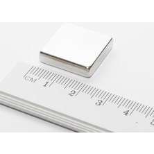 Hdg Kare Neodyum Mıknatıs Magnet Çap: 20X20X5 mm - 1 Adet