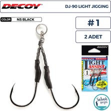 Decoy Dj-90 Light Jigging Çiftli Asist Iğnesi #1 (2 Adet)