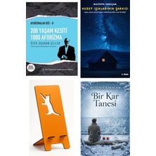 Marnet Yayıncılık 200 Yaşam Kesiti 1000 Aforizma - Aforizmalar 9 - Özer Uçuran Çiller + Kuzey Işıklarının Şarkısı + Telefon Tutucu + Bir Kar Tanesi