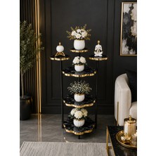 Çiçeklik Saksılık Gold Detaylı