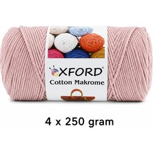 Oxford İplik Cotton Makrome 4'lü Paket NO:1220 Pudra