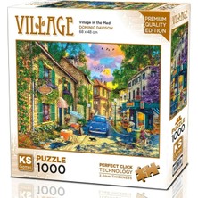1000 Parça Puzzle - Akdeniz'de Bir Köy Manzarası - Dominic Davison - 20820-2,2 mm Karton - 14 Yaş Üzeri