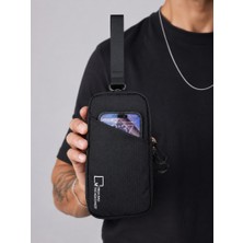 Baginn Erkek El Çantası Paraşüt Kumaş Suya Dayanıklı Portföy Stil El Çantası Traş Kozmetik Çantası 23*14CM