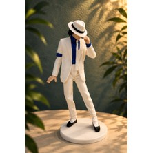 3D Layer Craft Michael Jackson Figür 15 cm Dekoratif Hayran Hediyesi