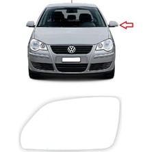 CME PARTS Vw Volkswagen Polo 2005-2009 Uyumlu Sol (Şöför Tarafı) Dış Dikiz Aynası Camı Elektrikli Isıtmalı 6Q0857521F