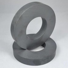 Dünya Magnet Mıknatıs 60 mm x D32 mm x 10 mm Güçlü Ferrit Kömür Seramik Halka Mıknatıs