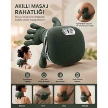 Abstrax Tech Akıllı Isıtmalı Mini Masaj Aleti – Boyun, Omuz, Sırt ve Bacak Için Taşınabilir Titreşimli Masaj Cihazı