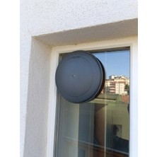 Seray Antrasit  Rüzgar Kesici Menfez Yeni Nesil Doğalgaz Cam Menfezi