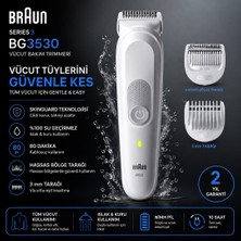 Braun Vücut Tıraş Makinesi Series 3, +3 Aksesuar, Su Geçirmez, BG3530