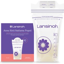 Lansinoh Anne Sütü Saklama Poşeti 50 Adet
