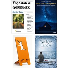 Beyaz Yayınları Yaşamak ve Öğrenmek - Metin Aycıl + Kuzey Işıklarının Şarkısı + Telefon Tutucu + Bir Kar Tanesi