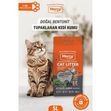 Merry Grey Aktif Karbonlu Kedi Kumu 5 L
