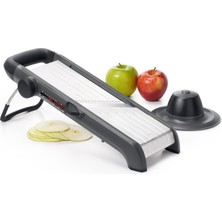 Oxo - Good Grips Profesyonel Meyve ve Sebze Dilimleme Aleti 2.0, Japon Paslanmaz Çelik Bıçaklı, Pratik, Gri