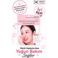Avca Kolajen Kırışıklık Karşıtı Sıkılaştırıcı Bant 25 Patch - Collagen Infused Wrinkle Firming Dot Patch 25 Patch