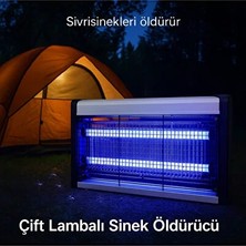 Byanes Elektrikli Uv Işıklı Sinek ve Haşere Öldürücü | 38 cm x 26,5 cm | Sessiz ve Etkili Koruma