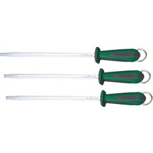 Fischer Masat Çelik Yuvarlak 30 Cm, Yeşil Saplı