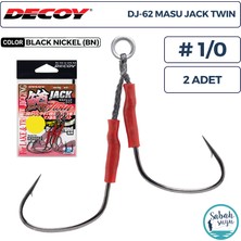 Decoy Dj-62 Masu Jack Twin Çiftli Asist Iğnesi #1/0 (2 Adet)