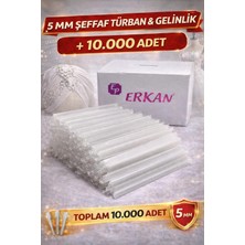 5 mm Gelinlik Türban Kılçığı Şeffaf Renk 1 Kutu