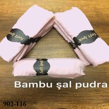 Soft İpek Soft Ipek Bambu Pamuk Şal (Pudra) 902-116