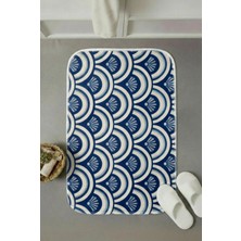 Zevahir Mobilya Dekorasyon Modern Kaymaz Taban Banyo Paspası 60X40 cm - Lavabo, Duş, Klozet Önü ve Abdest Için Yumuşak Dokulu Çok Amaçlı Paspas