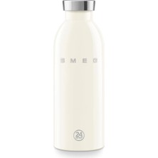 Smeg Clima Bottle Krem Termos 500 ml Cam - Alüminyum Malzeme ile Şık Düz Tasarım