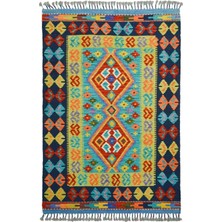 Kilim Co. Yünden El Dokuma Afgan Kilim 100X150 cm (1.5 M²)