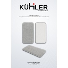 Kühler Buharlı Temizleyici Yedek Mop Bezi | Mikrofiber Zemin Temizlik Pedi | Yıkanabilir Buharlı Mop Bezi