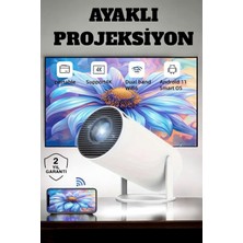 AyrStore 130 Inç Geniş Ekran ve 4K Destekli Full Hd Projeksiyon Cihazı