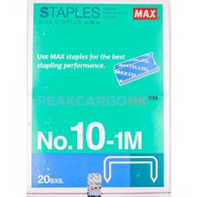 Max Usa Corp. 20 Karton (20.000 Zımba Teli) Otantik Max Zımba Teli No. 10-1m Ofis Zımbası Için