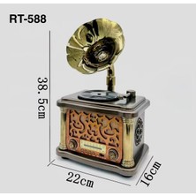  everton rt-588 bluetooth fm-usb-tf-aux şarjlı nostaljik radyo