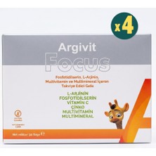 Argivit Focus 30 Saşe 4 Adet