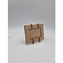 Mu Art Ahşap 10 Adet Ahşap Fotoğraf Çerçevesi Masaüstü Resim Çerçevesi Ayaklı 11X9 cm