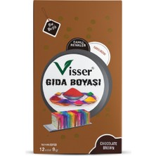 Belirtilmemiş Misyon Visser Toz Gıda Boyası 9 Gr Kahverengi Msy-0126 (12 Li Paket)