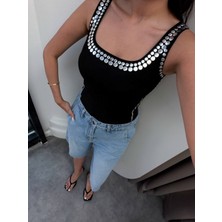 Esra Helvacı Drop Taşlı Bluz