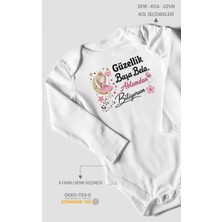 Morivo Kids Güzellik Başa Bela Ablamdan Biliyorum Uzun Kollu Bebek Body %100 Pamuk