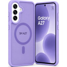Coolacs Samsung Galaxy A27 ile Uyumlu Kılıf Magsafe Şarj Özellikli Mat Arka Yüzeyli Kapak