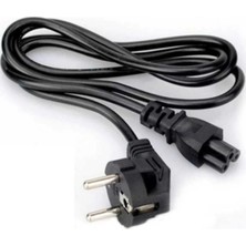 Tastech 1.5 Metre Pc Mönitör Fişi 3x0,75 mm 3 Pin Yonca 220V 10A Adaptör Laptop Yazıcı Power Güç Kablosu