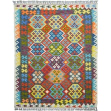 Kilim Co. Yünden El Dokuma Afgan Kilim 150X200 cm (3 M²)