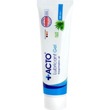 Acto® Lubrıcant Gel 100 ml – Su Bazlı, Cilt Dostu Kayganlaştırıcı Jel / Şeffaf, Kokusuz ve Aloe Vera Içerikli / Vajinal Kuruluğa Karşı Etkili / Prezervatif ve Lateks Ürünlerle Uyumlu