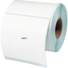 Aee® 100X100 Termal Etiket 500 Sarım – Kargo Etiketi Yapışkanlı Ribon Gerektirmez / Suya Dayanıklı Barkod Etiketi Renkli Zemin Tırtıklı Kolay Koparma Lazer Yazıcı Etiketi