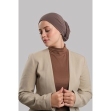 Hürrem Bone Vizon Versa Kuyruklu Pratik Tesettür Bone Sandy Büzgülü 2515_10