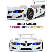 İnegöl'den Eve Arabalı Yatak, Bmw Rüzgarlıklı Ledli Arabalı Yatak - Gt3