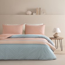 Dormy Home Hilaris Çift Kişilik Pamuklu Nevresım Seti - Pembe