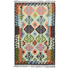 Kilim Co. Yünden El Dokuma Afgan Kilim 100X150 cm (1.5 M²)