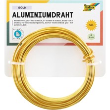 Folia 79665 Aluminyum Tel 5m Altın, Altın