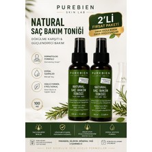 PUREBIEN SKIN LAB 2 Li Natural Saç Bakım Toniği Dökülme Karşıtı & Güçlendirici Bakım 2X100ML