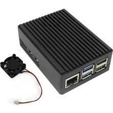 Raspberry Pi 5 Alüminyum Soğutma Kasası — Ayarlanabilir Fanlı